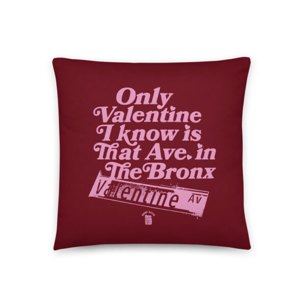 Valentine ave Pillow Reverse